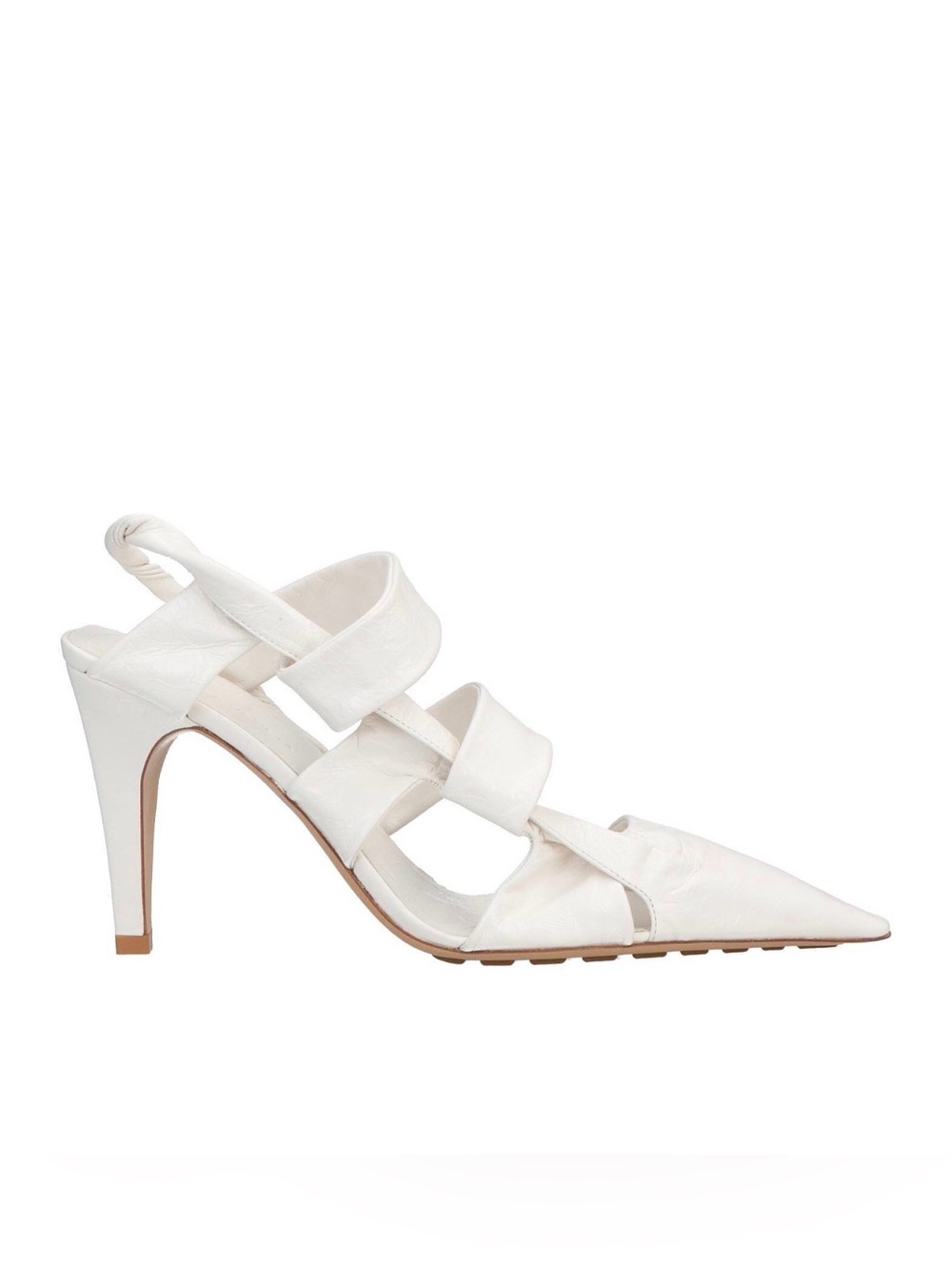DRIES VAN NOTEN BLACK LEATHER CUTOUT PIRATE PUMPS